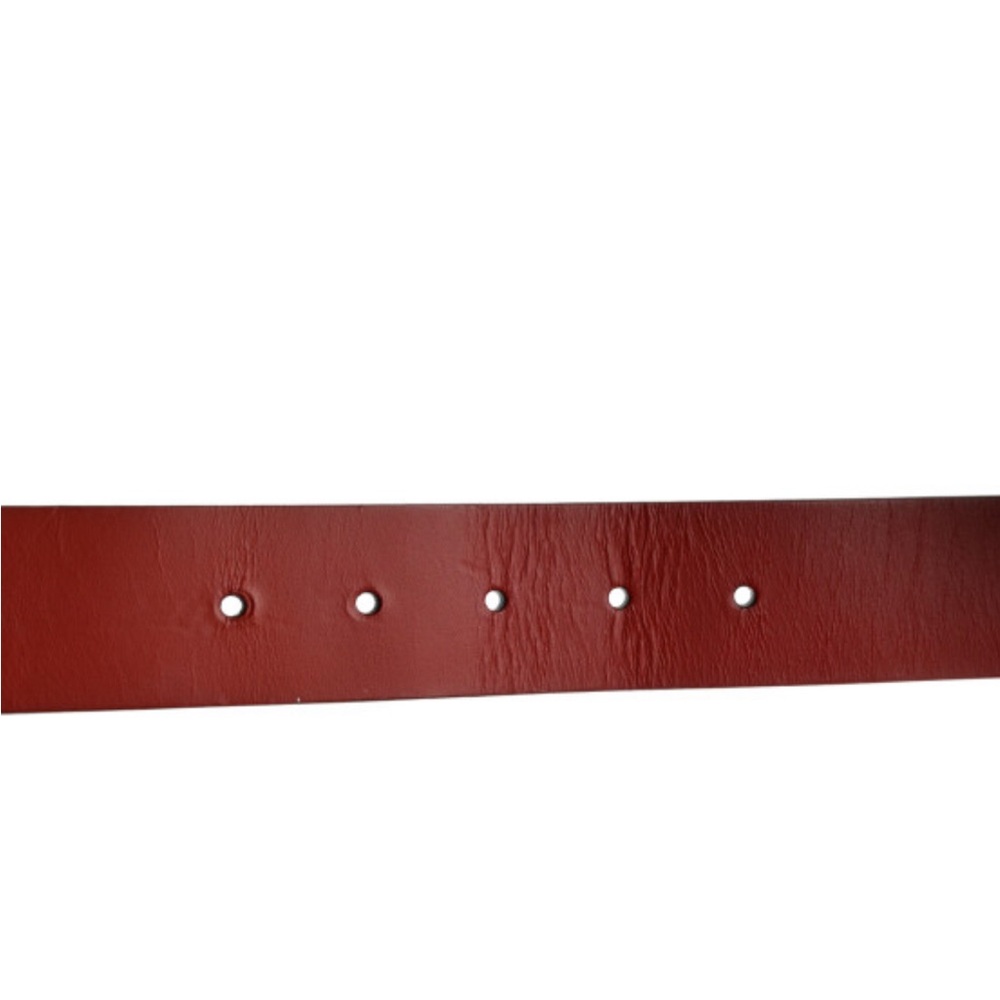 Gucci Red Leather Belt with Silver Buckle size 90/36 - Picture 3 of 4